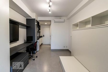 Sala/Quarto de kitnet/studio para alugar com 1 quarto, 31m² em Indianópolis, São Paulo