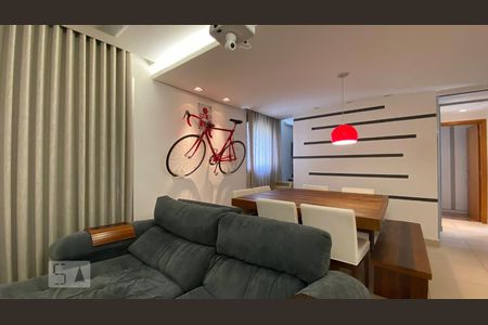 Sala de apartamento para alugar com 2 quartos, 104m² em Vila da Serra, Nova Lima