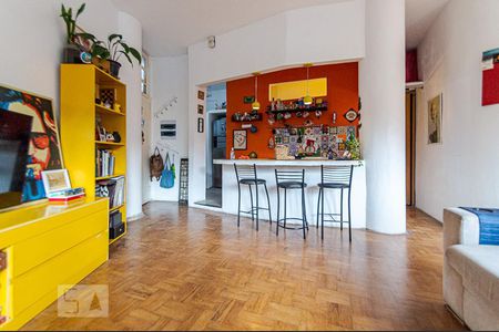 Sala de apartamento à venda com 1 quarto, 70m² em República, São Paulo