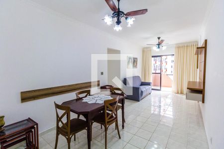 Sala de apartamento para alugar com 2 quartos, 85m² em Guilhermina, Praia Grande