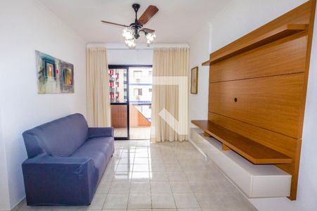 Sala de apartamento para alugar com 2 quartos, 85m² em Guilhermina, Praia Grande