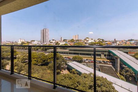 Varanda da Sala de apartamento para alugar com 1 quarto, 42m² em Vila Esperança, São Paulo