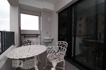 varanda de kitnet/studio para alugar com 1 quarto, 40m² em Brás, São Paulo