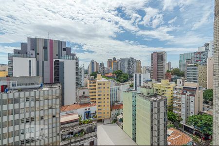 Vista de kitnet/studio para alugar com 1 quarto, 24m² em Vila Buarque, São Paulo