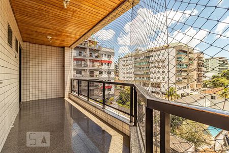 Varanda da Sala de apartamento à venda com 2 quartos, 85m² em Jacarepaguá, Rio de Janeiro