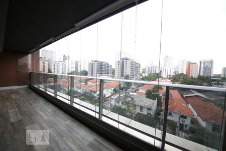 Varanda  de apartamento à venda com 2 quartos, 81m² em Brooklin Paulista, São Paulo