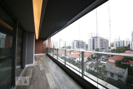 Varanda  de apartamento à venda com 2 quartos, 81m² em Brooklin Paulista, São Paulo
