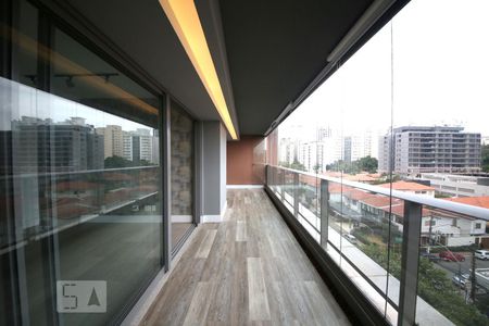 Varanda  de apartamento à venda com 2 quartos, 81m² em Brooklin Paulista, São Paulo