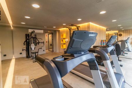 Studio para alugar com 30m², 1 quarto e sem vaga Studio para alugar com 30m², 1 quarto e sem vagaAcademia