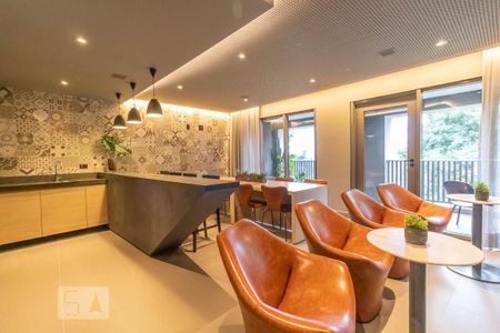 Studio para alugar com 30m², 1 quarto e sem vaga Studio para alugar com 30m², 1 quarto e sem vagaSalão de Festas