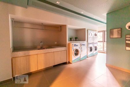 Studio para alugar com 30m², 1 quarto e sem vaga Studio para alugar com 30m², 1 quarto e sem vagaLavanderia coletiva