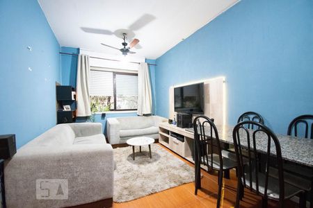 Sala de Estar de apartamento à venda com 1 quarto, 84m² em Teresópolis, Porto Alegre