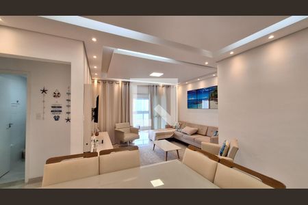 Sala de apartamento para alugar com 2 quartos, 86m² em Caiçara, Praia Grande