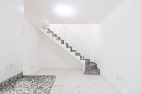 Cozinha  de apartamento à venda com 2 quartos, 43m² em Parque das Nações, Santo André