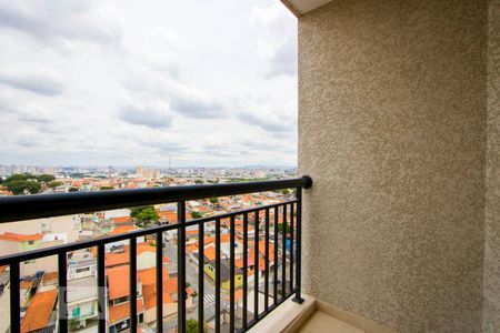 Varanda da sala de apartamento à venda com 3 quartos, 65m² em Utinga, Santo André