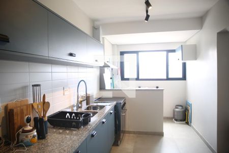 Cozinha de apartamento para alugar com 2 quartos, 90m² em Canto do Forte, Praia Grande