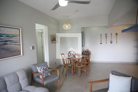 Sala de apartamento para alugar com 2 quartos, 90m² em Canto do Forte, Praia Grande