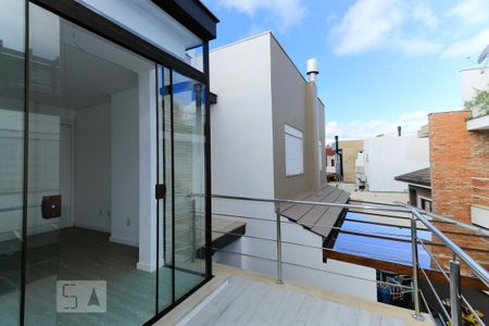 Casa de condomínio à venda com 140m², 3 quartos e 2 vagasVaranda do quarto 2