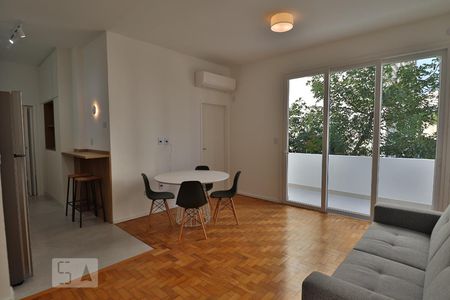 Sala de apartamento para alugar com 1 quarto, 70m² em Cerqueira César, São Paulo