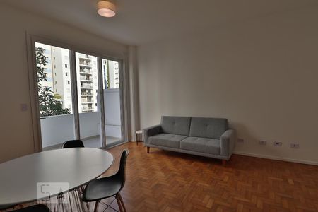 Sala de apartamento para alugar com 1 quarto, 70m² em Cerqueira César, São Paulo