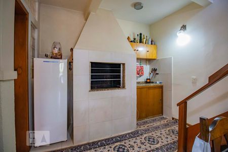 Casa à venda com 250m², 5 quartos e 6 vagasChurrasqueira do salão de festa 