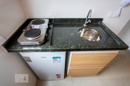 Quarto/Cozinha de kitnet/studio para alugar com 1 quarto, 10m² em Vila São Pedro, Santo André