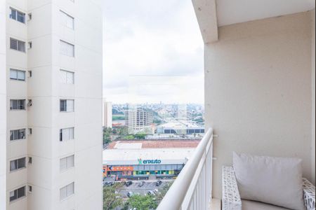 Sacada da Sala de apartamento para alugar com 2 quartos, 55m² em Jardim Aurélia, Campinas