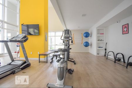 Studio para alugar com 27m², 1 quarto e sem vaga Studio para alugar com 27m², 1 quarto e sem vagaAcademia