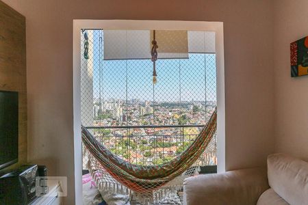 Varanda da Sala de apartamento à venda com 2 quartos, 47m² em Jardim Celeste, São Paulo
