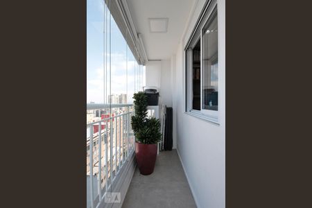 Studio à venda com 43m², 1 quarto e 1 vagaVaranda