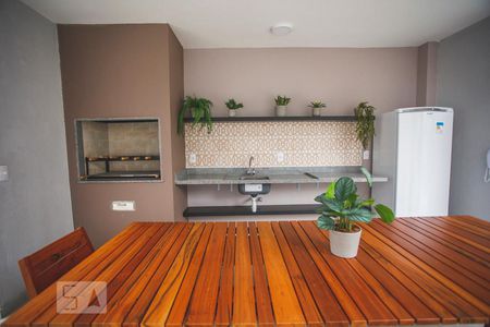 Apartamento à venda com 26m², 1 quarto e sem vaga Apartamento à venda com 26m², 1 quarto e sem vagaÁrea comum - Churrasqueira