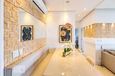 Sala de jantar de apartamento para alugar com 2 quartos, 78m² em Santo Amaro, São Paulo