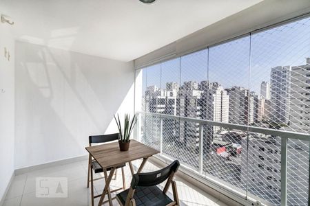 Studio à venda com 40m², 1 quarto e 1 vagaVaranda