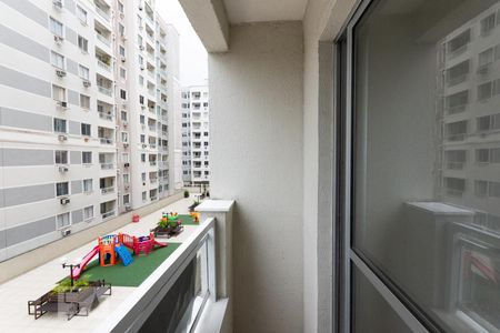 Varanda da Sala de apartamento para alugar com 2 quartos, 45m² em Rio Comprido, Rio de Janeiro