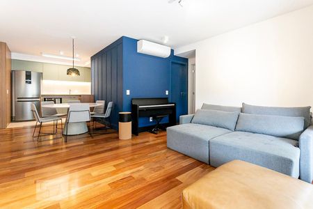 Sala de apartamento para alugar com 2 quartos, 90m² em Vila Madalena, São Paulo