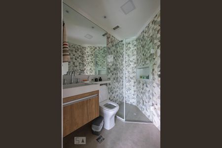 Apartamento para alugar com 60m², 1 quarto e 2 vagas Apartamento para alugar com 60m², 1 quarto e 2 vagasBanheiro Social