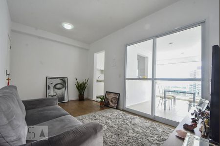 Sala de Estar de apartamento à venda com 2 quartos, 76m² em Jardim Santo Amaro, São Paulo