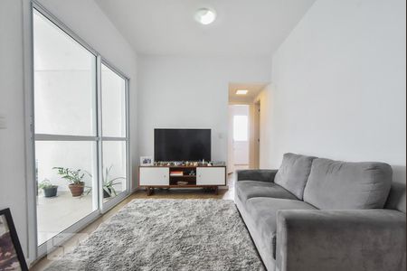 Sala de Estar de apartamento à venda com 2 quartos, 76m² em Jardim Santo Amaro, São Paulo