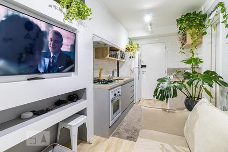 Sala de apartamento para alugar com 1 quarto, 28m² em Jardim Prudência, São Paulo
