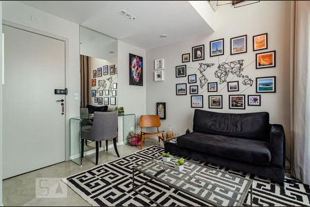 Sala de apartamento à venda com 1 quarto, 49m² em Pinheiros, São Paulo