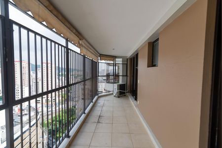 Varanda da Sala de apartamento para alugar com 3 quartos, 130m² em Tijuca, Rio de Janeiro