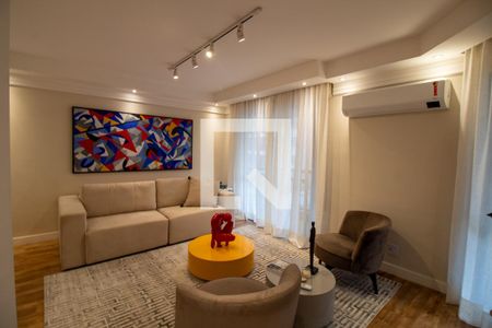 Sala de apartamento para alugar com 3 quartos, 121m² em Brooklin Novo, São Paulo