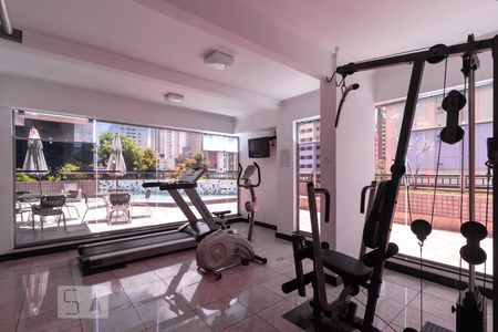 Apartamento para alugar com 42m², 1 quarto e 1 vaga Apartamento para alugar com 42m², 1 quarto e 1 vagaÁrea comum - Academia