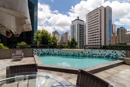 Apartamento para alugar com 42m², 1 quarto e 1 vaga Apartamento para alugar com 42m², 1 quarto e 1 vagaÁrea comum - Piscina