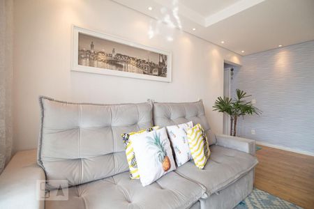 Sala de apartamento à venda com 3 quartos, 88m² em Campestre, Santo André