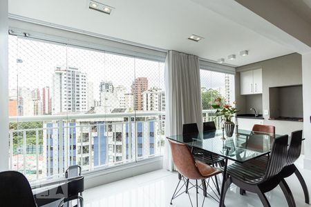 Varanda gourmet de apartamento à venda com 3 quartos, 107m² em Vila Andrade, São Paulo