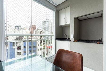 Varanda gourmet de apartamento à venda com 3 quartos, 107m² em Vila Andrade, São Paulo