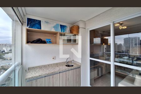 Varanda de apartamento para alugar com 1 quarto, 48m² em Várzea da Barra Funda, São Paulo