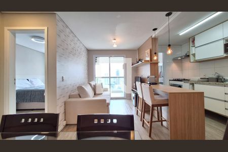 Sala de apartamento para alugar com 1 quarto, 48m² em Várzea da Barra Funda, São Paulo