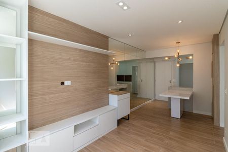 Sala de apartamento para alugar com 1 quarto, 63m² em Indianópolis, São Paulo